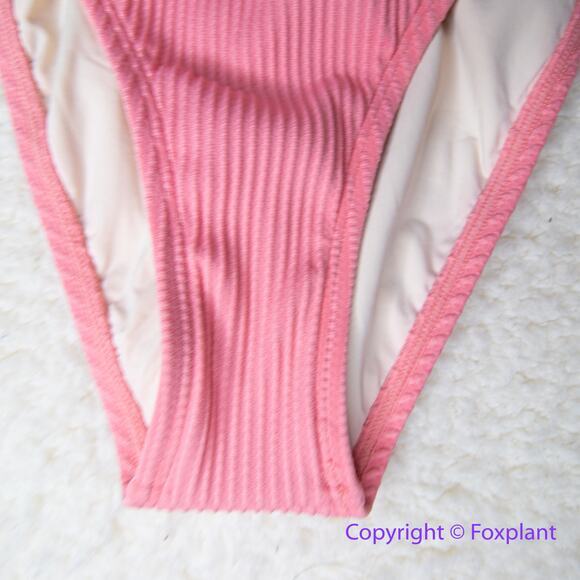 New! Free People Peony Fine High-Line Bikini Bottoms, size M‎ - Picture 3 of 9